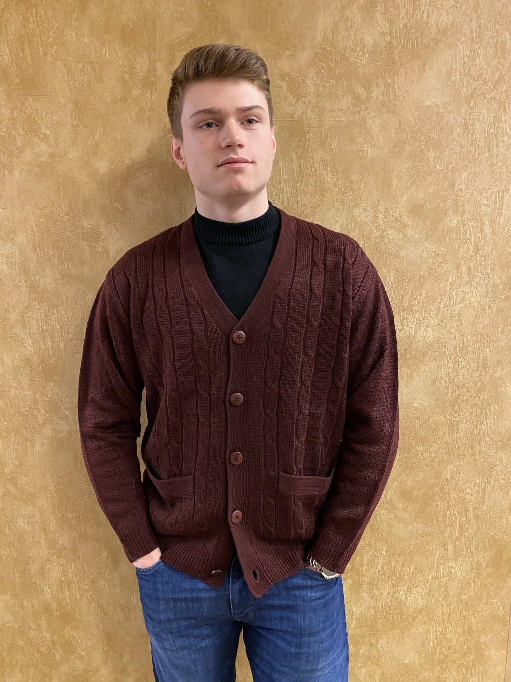 Big Men's Cardigan Sweater