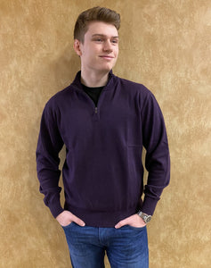 Big Men's Quarter Zip Sweater