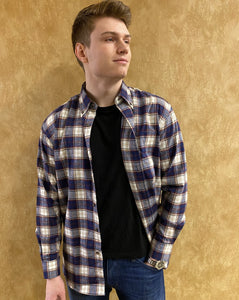 Tall Men's L/S Wrinkle Resistant Flannel Shirt